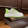 Green Tall Thick Soled Men'S Sneakers Fashion Personality Simple And Versatile Youth Casual Shoes Comfortable Durable Sports