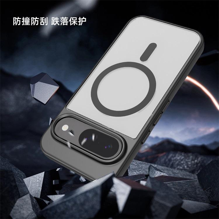 Applicable To Google Google Pixel11 2-in-1 Magnetic Mobile Phone Case pixel1Pro Matte Transparent Protective Case