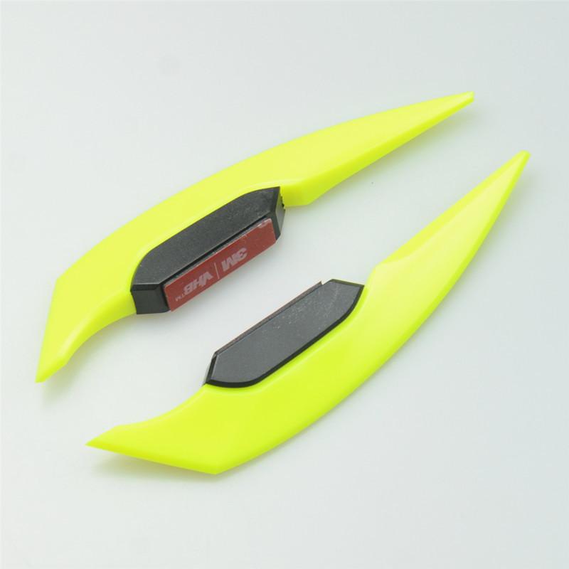 1Pair Motorcycle Front Fairing Winglets Side Spoilers Dynamic Wing Sticker Motorbike Decoration Winglet Sticker Moto Accessories