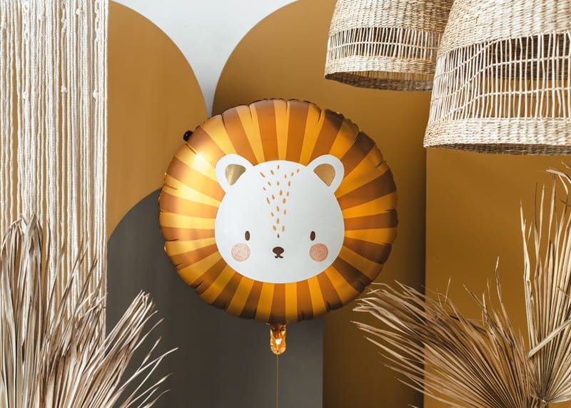 Partydeco Balon Foliowy Lew 70X67 Cm