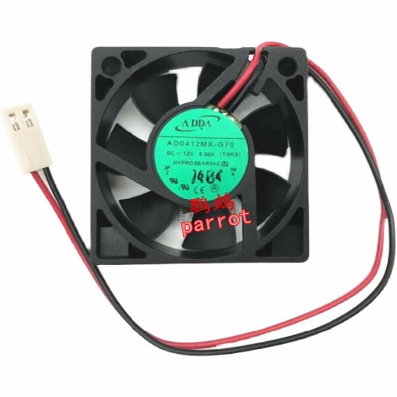 New CPU Fan for ADDA AD0412MX-G70 DC12V 0.08A Hydraulic Bearing Silent Cooling Fan 40*40*10MM