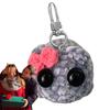 Meme de Hámster Triste Sonido Música Peluche Juguete Lindo Hámster Peluche Llavero Figura Juguete Suave Animal de Peluche Muñeca Llavero Cadena de Llaves
