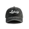Ludwig Drums Baseball Cap Distressed Hats Cap Unisex Retro Outdoor Summer Adjustable Ludwig Hat MZ-594