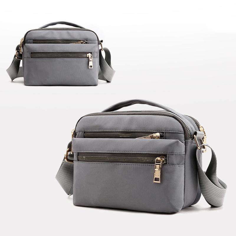Female Casual Waterproof Nylon Shoulder Bags  Small Crossbody Messenger Bag Purse Female Multi-pocket Handbag Pouch