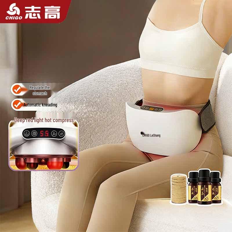 CHIGO Heated Bianstone Waist and Abdomen Massager