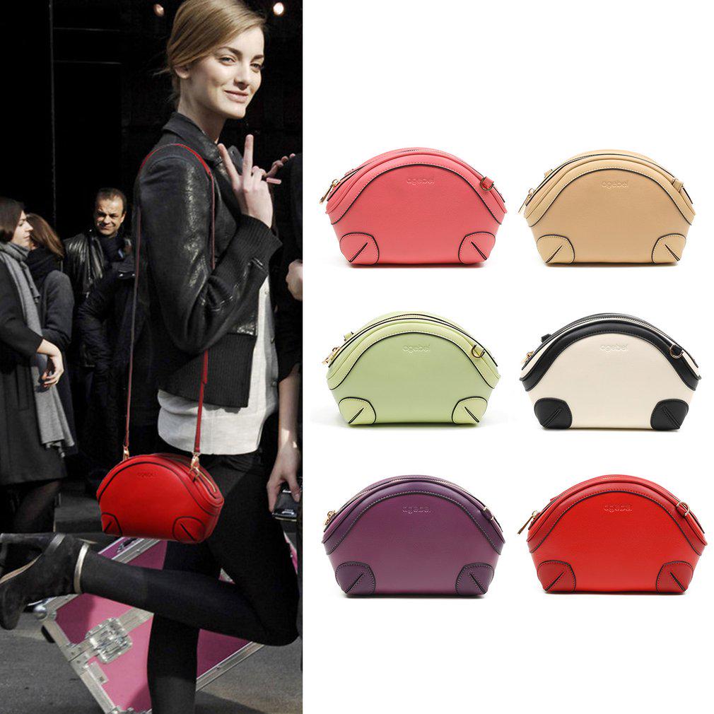 

Инновационная женская сумка в форме ракушки из натуральной кожи, модная сумка-мессенджер на молнии