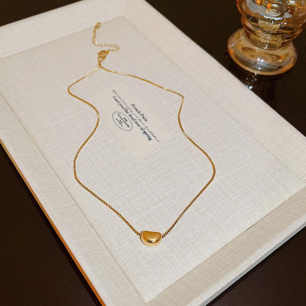 Elegant Titanium Steel Necklace: Chic, Durable, Non-Fading Design for Women