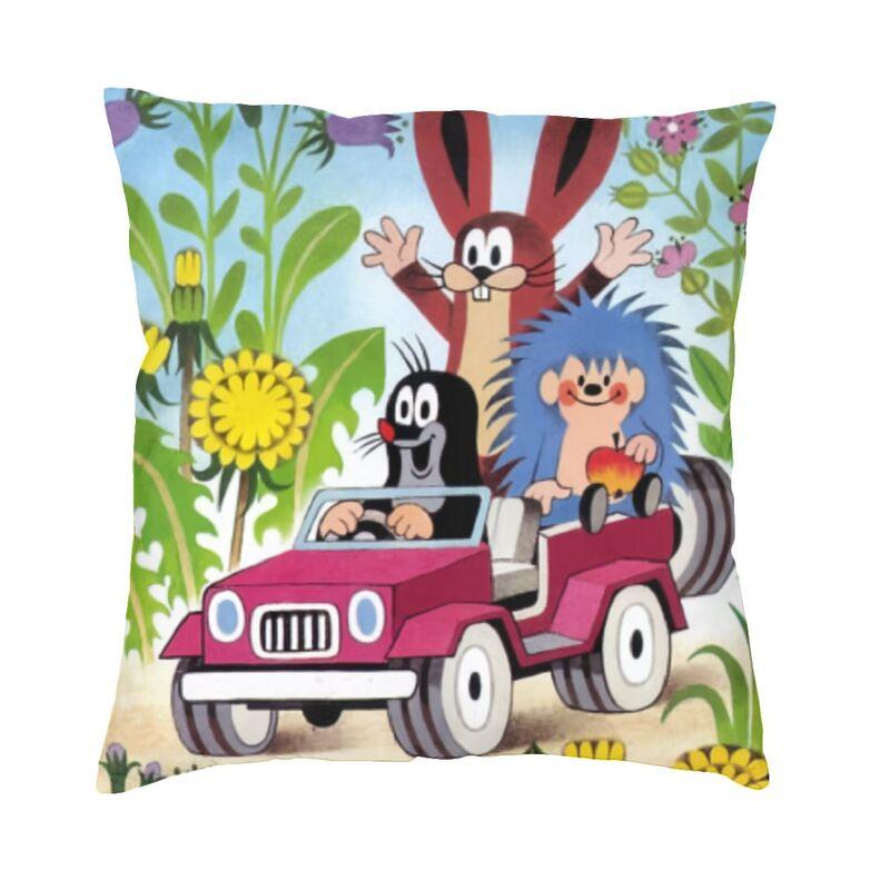 

Fashion Czech Cartoon Comics Krtek Mole Throw Pillow Case Home Decor Custom Square Cushion Cover 40x40cm Pillowcover Living Room 30x30cm 12x12in