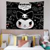 Cartoon KKuromis Anime Tapestry Hanging Tarot Hippie Wall Rugs Dorm Home Decor