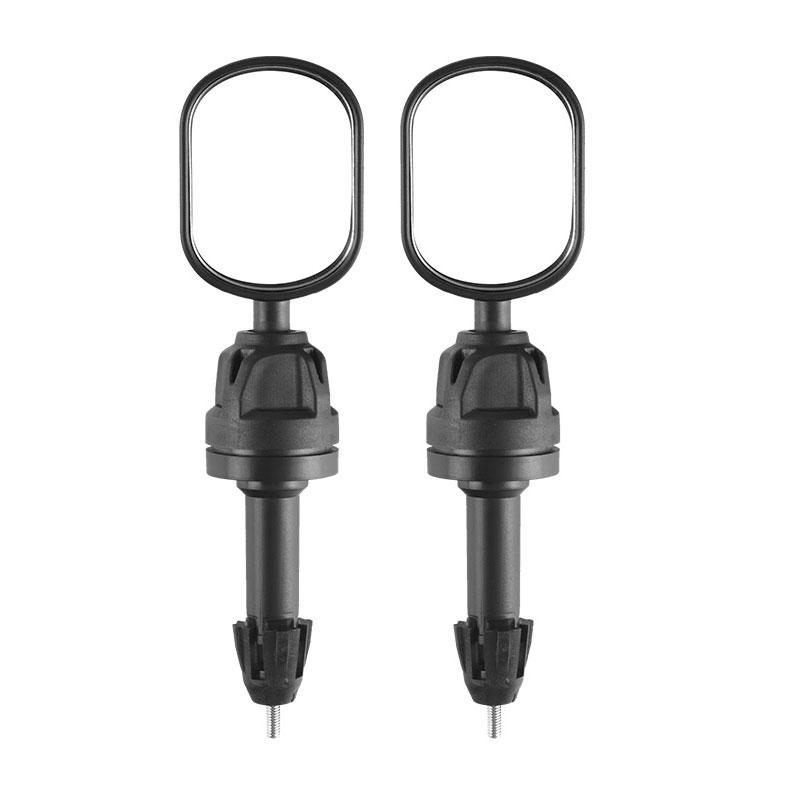 Rrskit Bicycle Rearview Adjustable Rotate Mirror MTB Road Cycling Handlebar Retractable Foldable Reflector 360 Degrees two