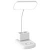 Multifunctional Desk Lamp with Night Light, Eye-Caring Student Bedside Lamp for Dorms