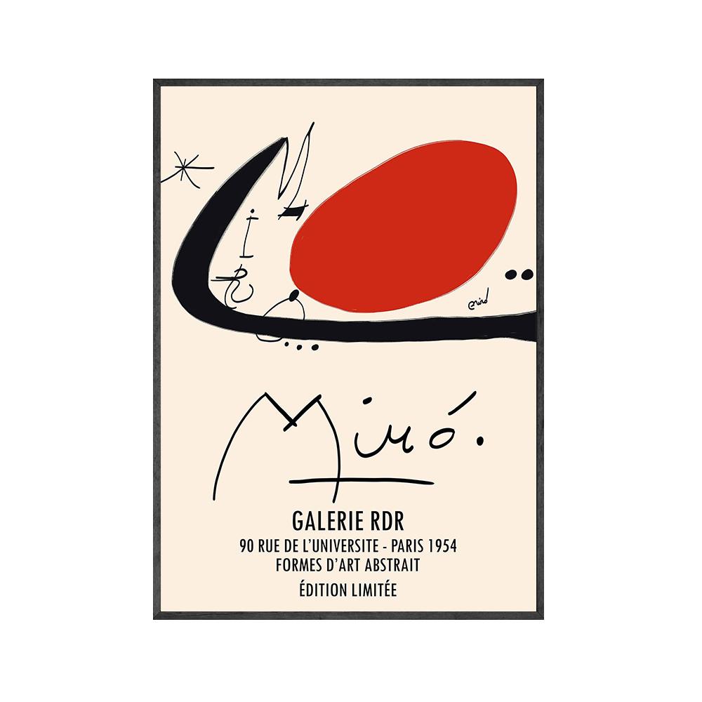 

Joan Miro Exhibition Poster Canvas Art Print Painting Wall Nordic Pictures And Prints WallFor Living Room Home Decor Pictures 21x30cm No Framed