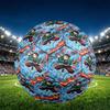 Demon Slayer Print Size 5 Soccer Ball, PU Wear Resistant Football for Match Training and Daily Practice, Birthday Gift for Soccer Fans