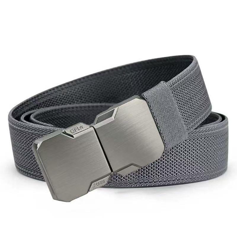 Alloy Men's Buckle Belt Versatile Simple Outdoor Sports Tactical Belt for Men and Women Durable Lightweight Adjustable