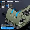 For iPhone 17 Pro Case Camshield Kickstand TPU + PC Anti-Slip Phone Cover