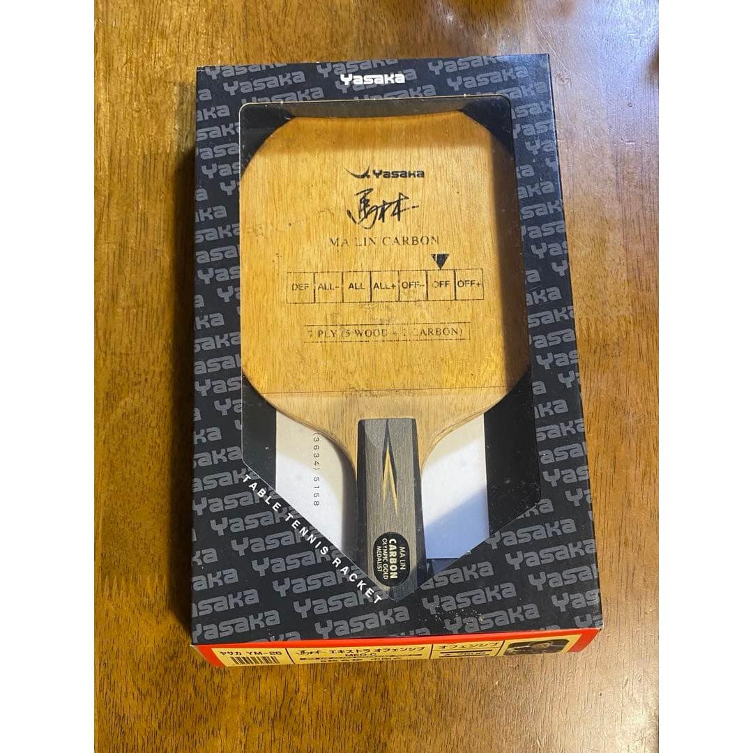 Used Yasaka Ma Rin Carbon Chinese style lightweight 78g