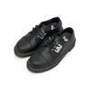 Dr. Martens Leather Round Toe Lace-Up Comfortable Durable Low-Top Casual Shoes Unisex Casual Shoes Black 31684001