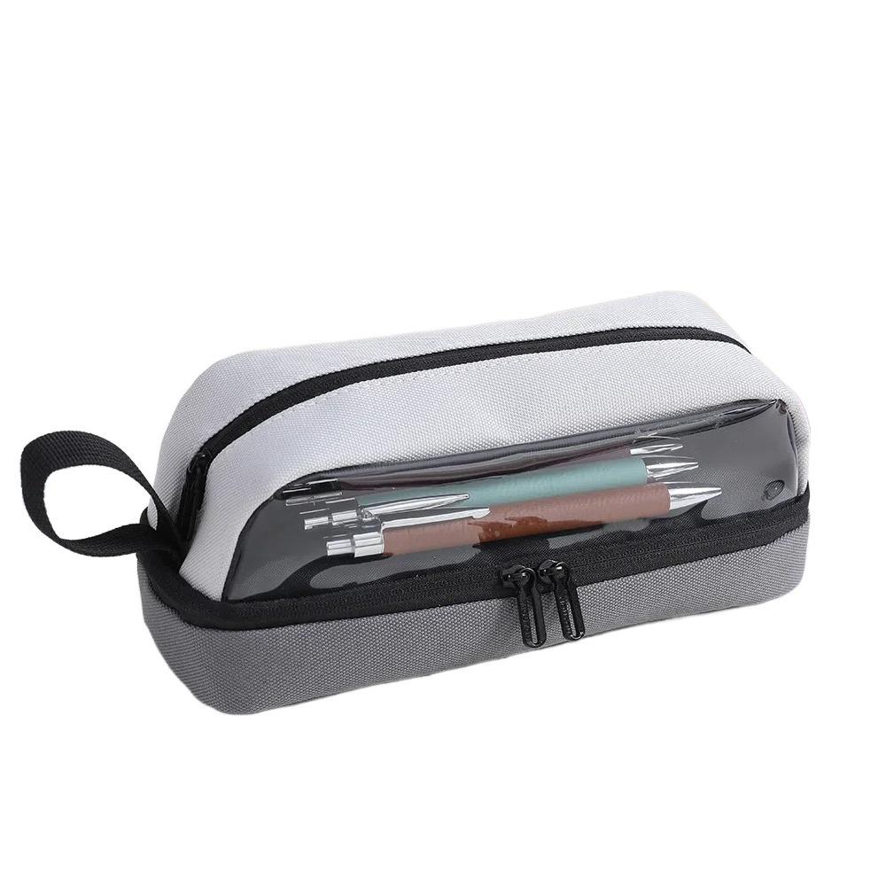 Multi Layer Pen Pouch Large Capacity Pencil Case Personality Makeup Storage Bag  Office Supplies