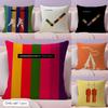 P-Pet S-Shop Boys Cushion Cover Natural Linen Pillow Case Double-Sided Print Decorative Sofa Pillowcase Home Decor Gift