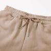 Damen Trainingshose Fleece Locker geschnitten Jogginghose Einfarbig Hoher Bund Laufhose Streetwear Fitnessstudio Training