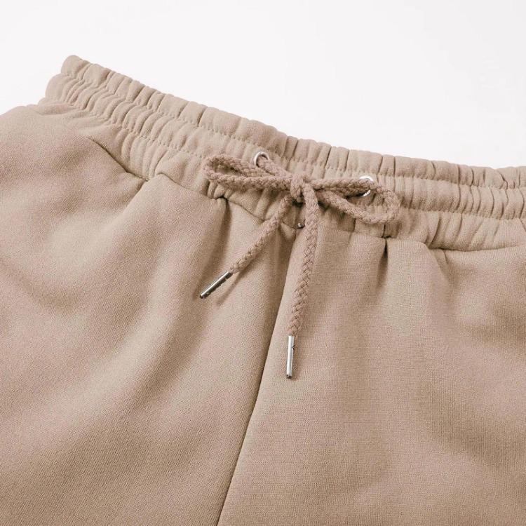 Damen Trainingshose Fleece Locker geschnitten Jogginghose Einfarbig Hoher Bund Laufhose Streetwear Fitnessstudio Training