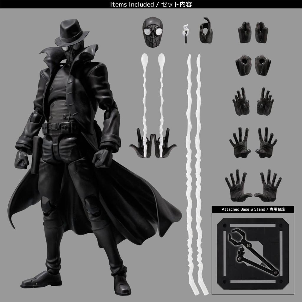 Pvc Spider Man Noir Action Figure Collectible Toy For Fans And Display