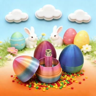 Middle Finger Easter Egg Prank 3D Printed Multicolored Annoying Easter Egg Funny Gag Gift
