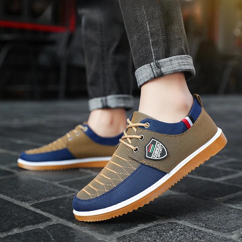 Lightweight Men's Sneakers Comfortable Men Casual Shoes Fashion Luxury Men Loafers New Hard Wearing Work Footwear Erkek Ayakkabı