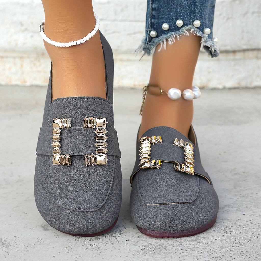 Fashion Women Flats Spring 2025 New Large Size Flat Loafers Shoes Women Knitting Slip-on Round Head Breathable Fashion Shoes for Women