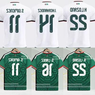 2026 World Cup Jersey Mexico National Team Jersey Long Short-sleeved Football Jersey Training Competition Jersey
