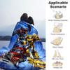 1pc Blanket Bumblebee and Optimus Prime Print Design, Lightweight Blanket for Sofa, Bed- Soft &Warm, Gift for All Seasons like Christmas, Halloween