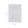 Transparent Grid Scale Ruler Non Slip Writing Board New Learning Pad  Student Writing