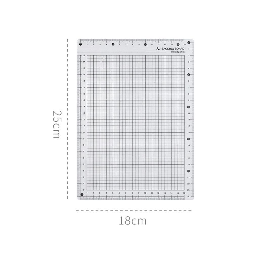 Transparent Grid Scale Ruler Non Slip Writing Board New Learning Pad  Student Writing