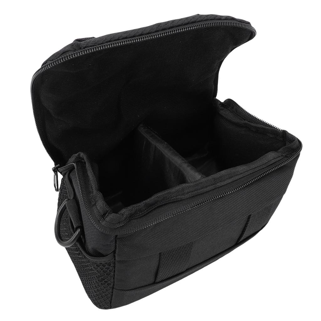 DSLR Camera Case Large Capacity Water Proof Polyester Portable Mirrorless Camera Case with Detachable Shoulder Strap for Camera Lens Accessories S