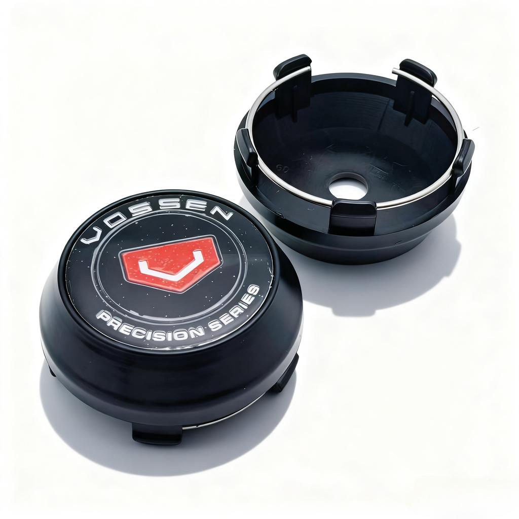 4 Stück Vossen Logo Emblem Auto Radnabendeckel 60MM 56MM Räder Nabe Hohe Kappe Felge Radkappen Abdeckung Präzisionsserie Auto Zubehör