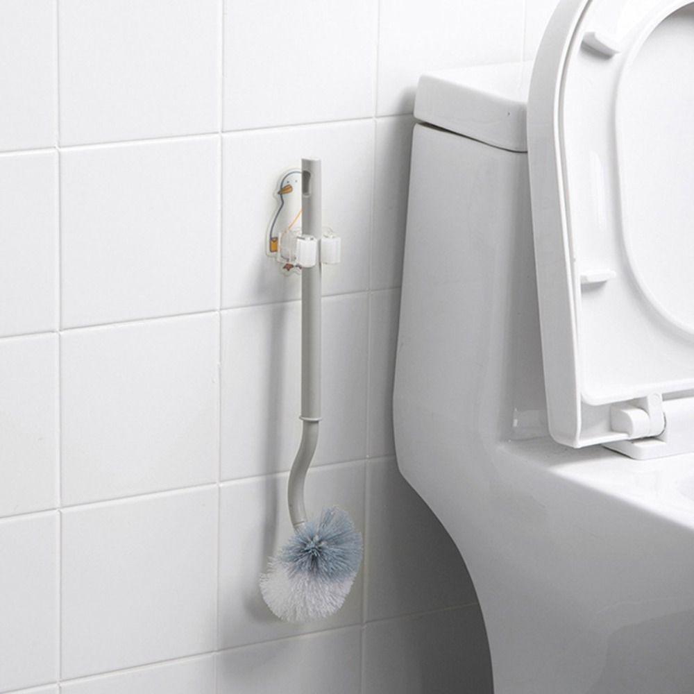 Punch-free Mop Hanging Hook Wall Mounted Mop Broom Storage Hook Cute Brush Broom Hanger  for Home