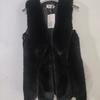 Autumn and winter new water drop imitation fur vest women's medium and long large size thin imitation fox fur vest jacket