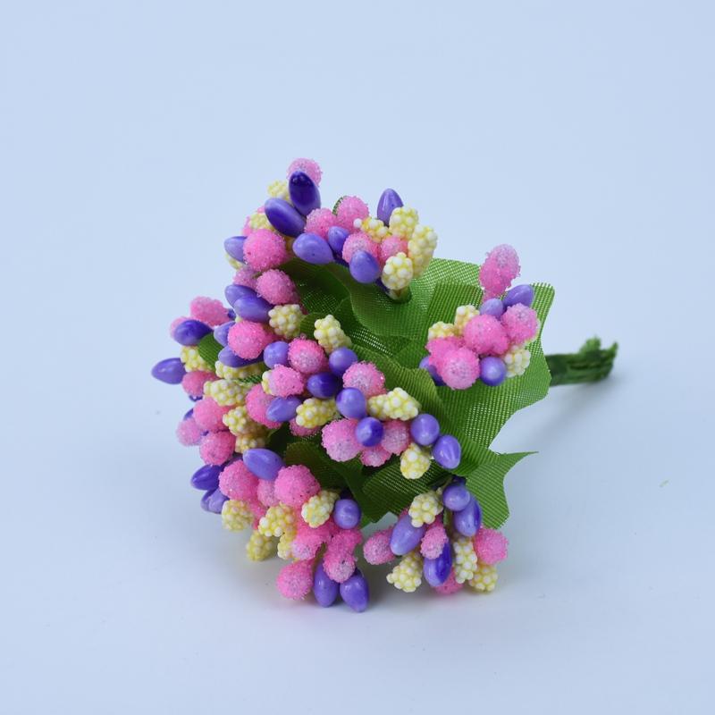 Decorative Flowers Wreaths Fake Plants Stamen Scrapbooking Festival Decoration Home Wedding Bridal Bouquets Artificial Flowers