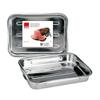 Inox Bistrot Roaster 63x46x9.5 Cm Silver