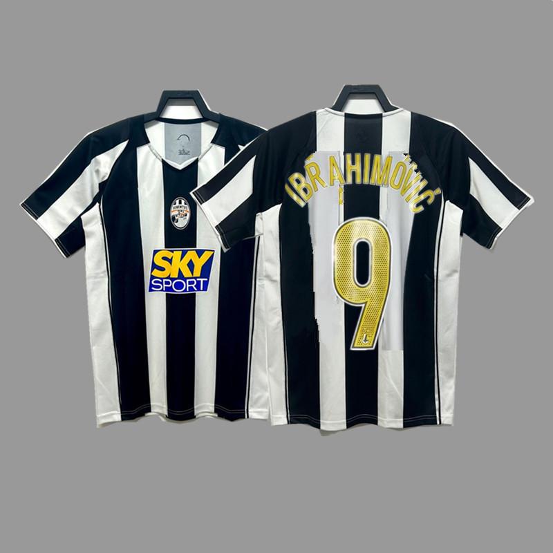 Juventus Retro Football Jersey Zidanedved Piero Inzaghi Buffon Ibrahimovic Cannavaro