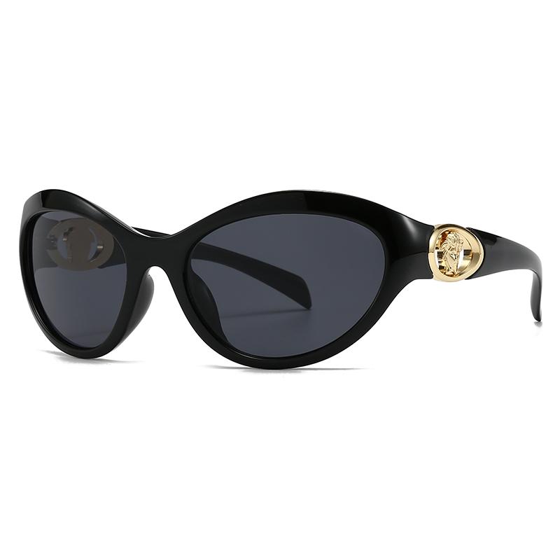 Foreign Trade Cross-Border Modern Sunglasses European and American Street Photography Ins Popular Model Cat-Eye Sunglasses for Women Lh272