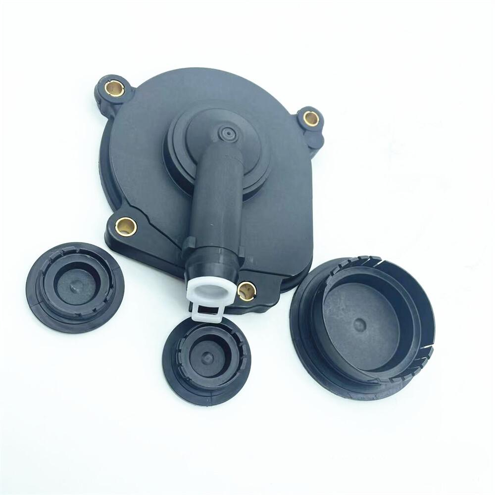 Oil Separator Crankcase Vent Valve PVC Breather Cover & Plugs For Mercedes M272
