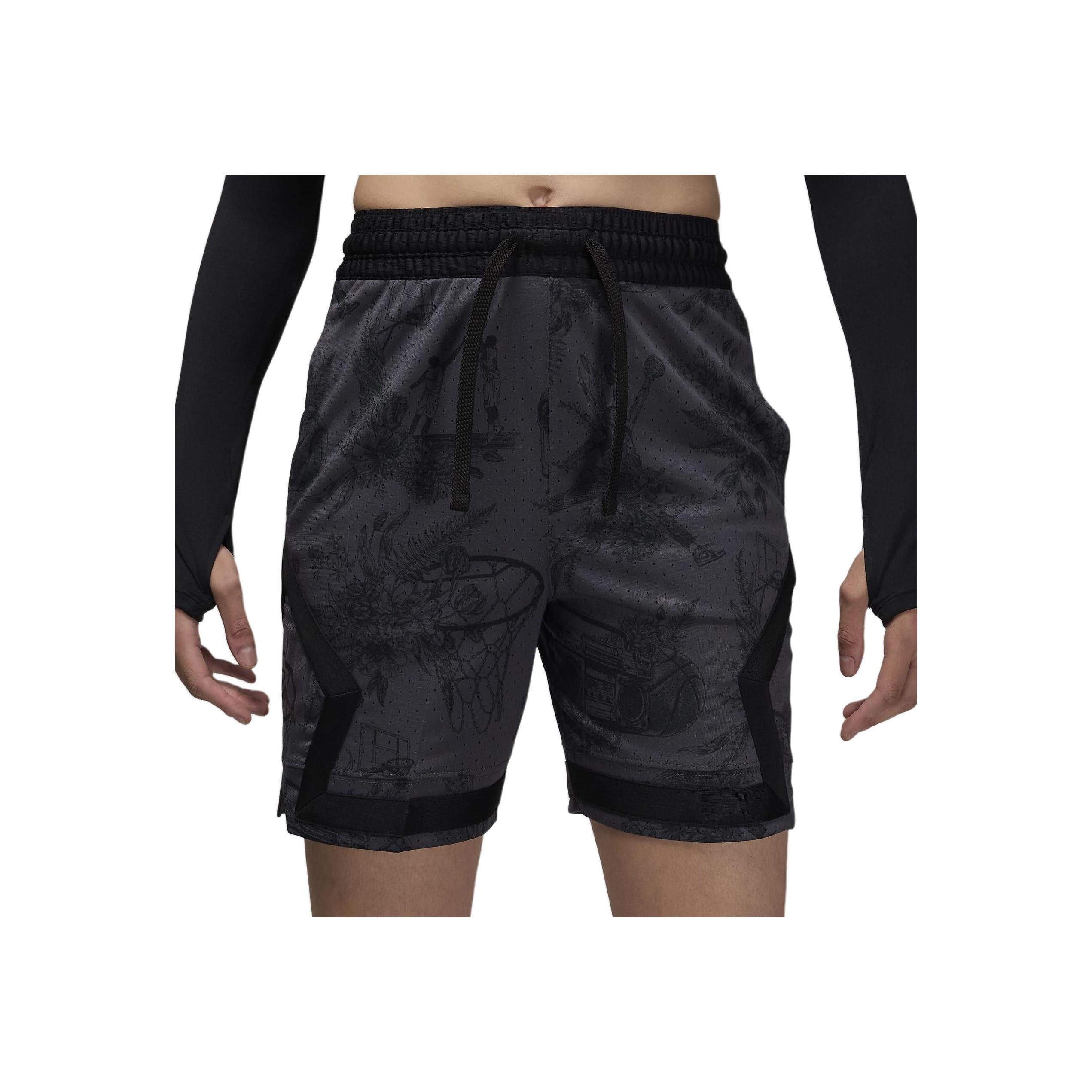 

Jordan Шорты мужские Dri-FIT Printed Diamond Shorts Black FV8614-010 XL
