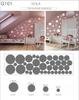 Wall stickers, shapes, sets, stars