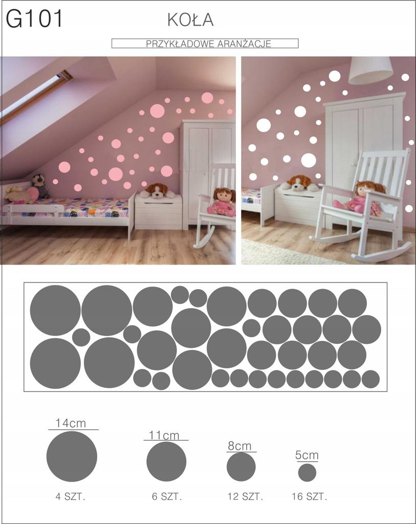 Wall stickers, shapes, sets, stars