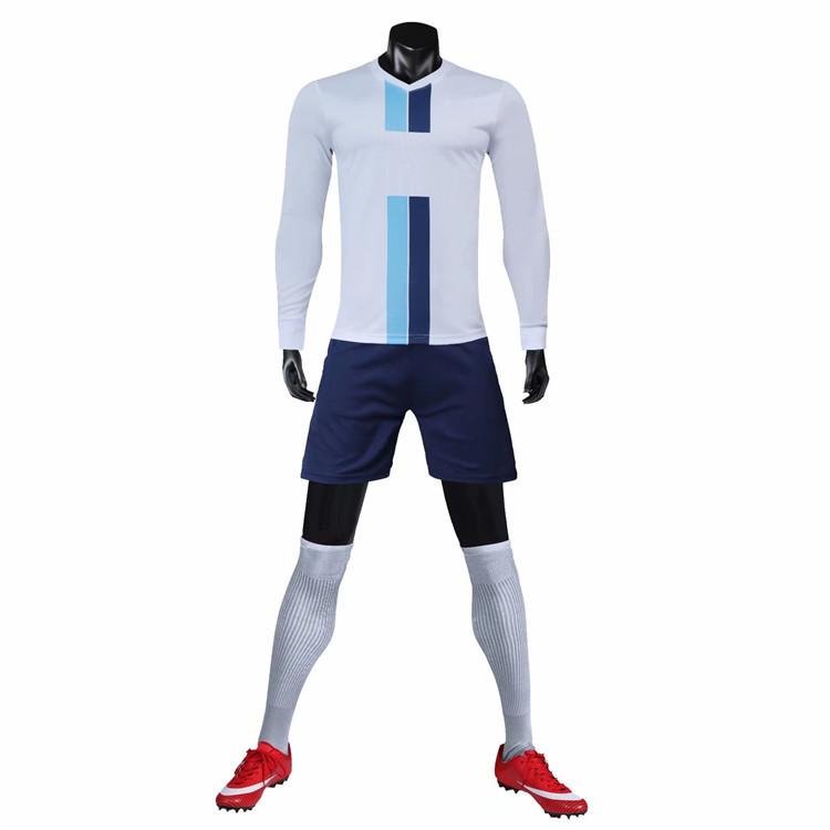 New football suit set, long-sleeved football suit, game training suit, children s sports jersey group buying manufacturer wholesale S
