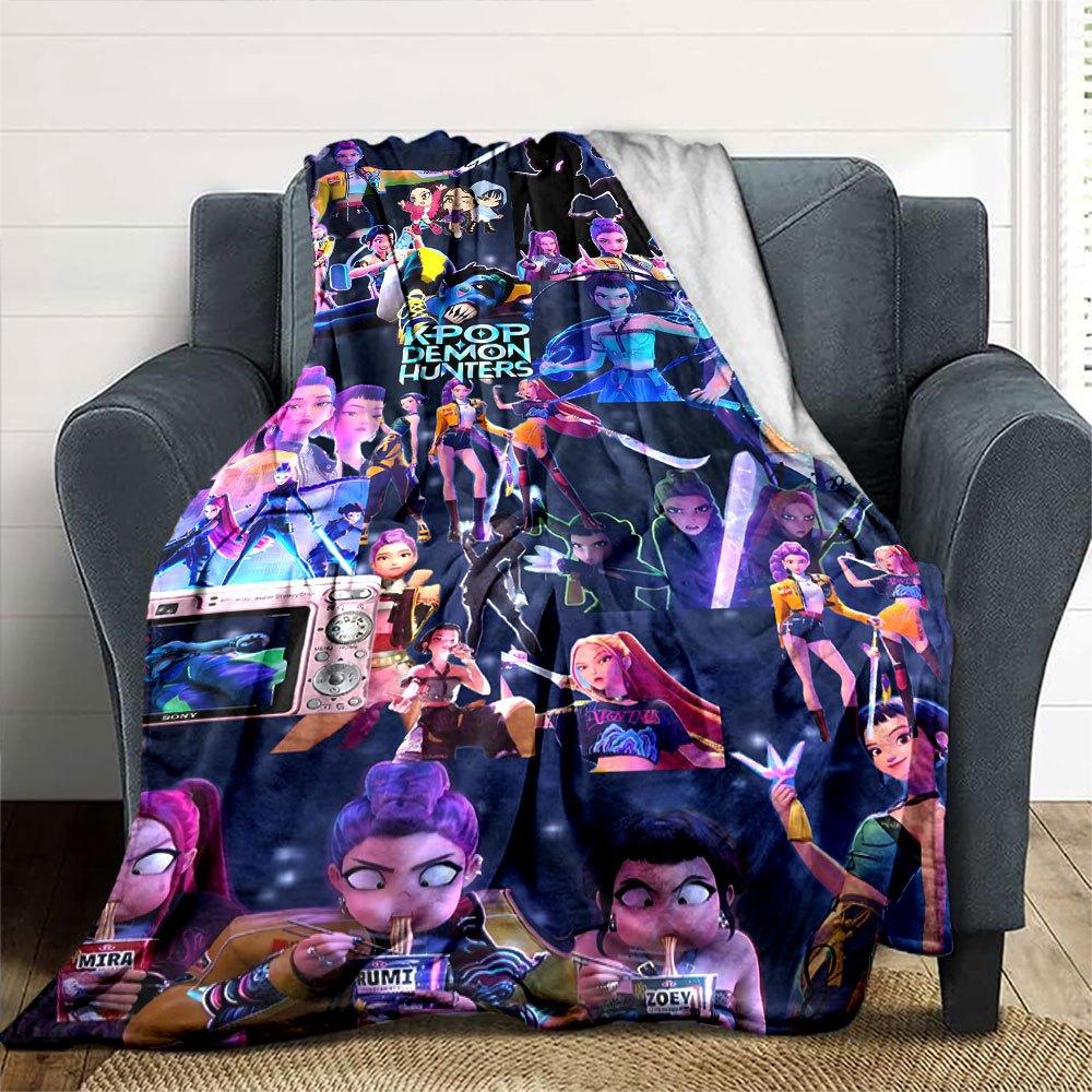 1 Stück Hunter x (12) Weiche Warme Decke für Zuhause, Büro, Reisen Ganzjahres Gemütliche Bettwäsche Geschenk, Büro Gemütliches AccessoireB1