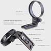Haoge LMR-Z186 Lens Color Nikon Nikkor Z 180-600mm f/5.6-6.3 VR Lens Tripod Mount Ring with Built-in Arca-Type Quick Release Plate