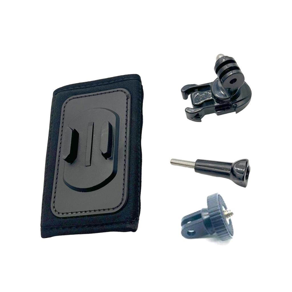 Lightweight Action Camera Strap Mount Holder With Rapid Unlocking System And Multiple Directional Positioning Capability