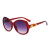 Sunglasses women's UV protection sunglasses sunshade cat eye sunshade high-end round face thin
